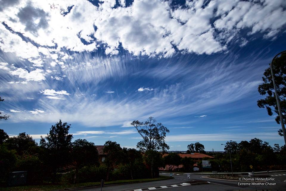 Cirrus Clouds (Uncinus) over North Brisbane via HSC Admin Thomas