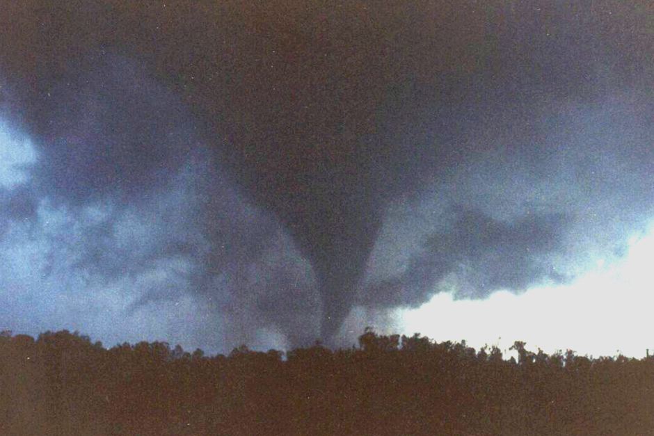The strongest tornado in Australian history which occurred at Bucca, QLD in 1992. Image credit: BSCH