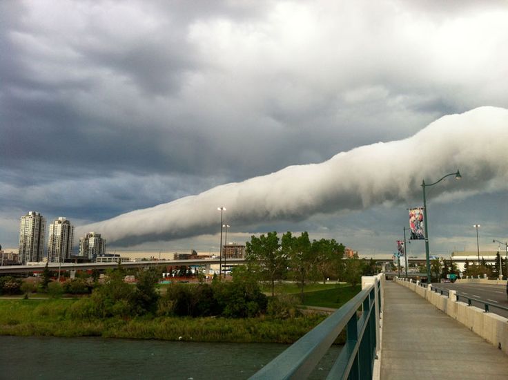 Roll Cloud captured over Alberta Canada during a cool change